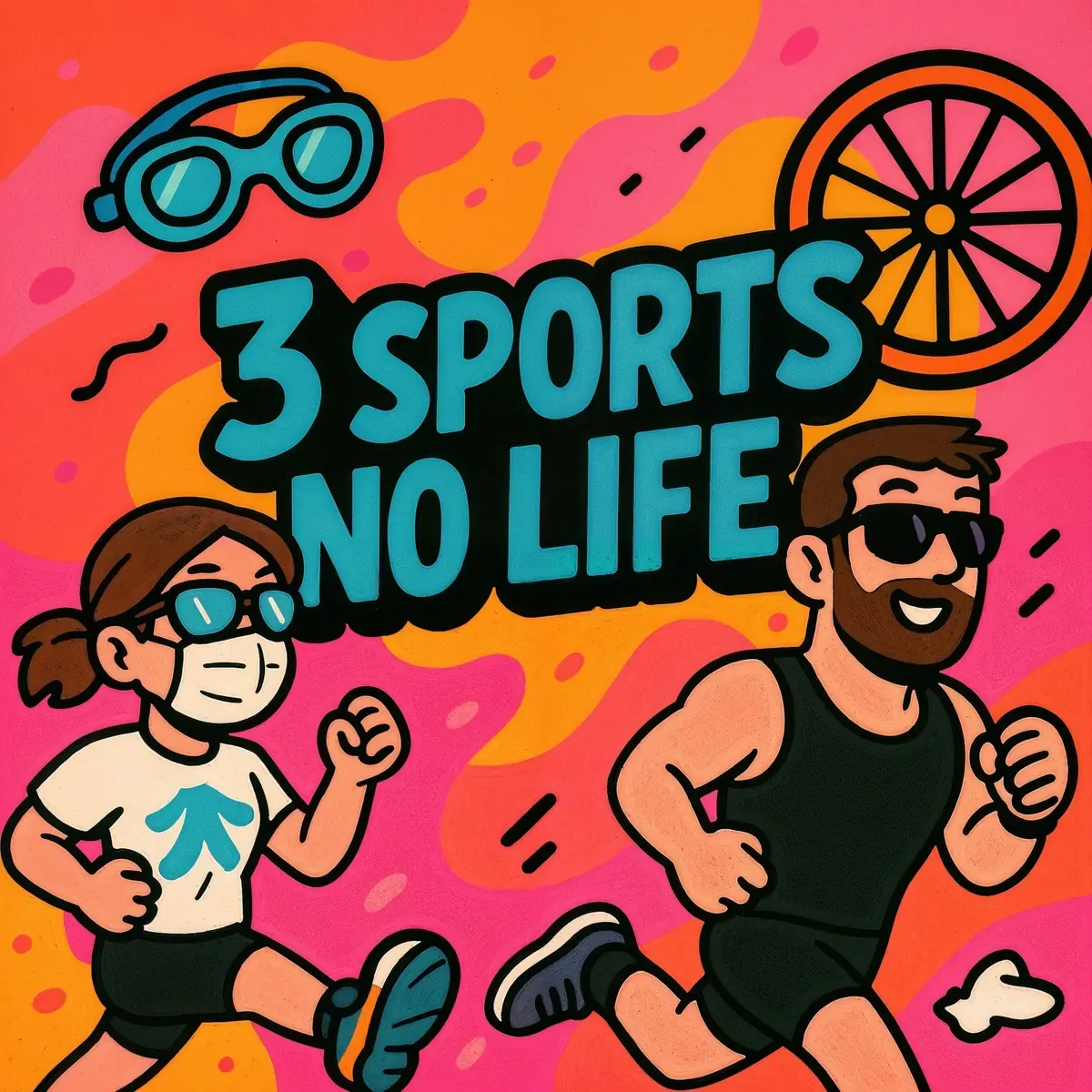 Cover artwork for the 3 Sports No Life podcast